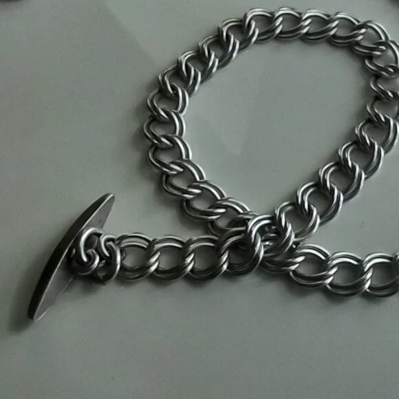 Amy Kahn Russell AKR Sterling Silver Turquoise Necklace - 16".  50 grams - Picture 11 of 14